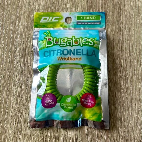 NEW … PIC “Bugables” Citronella Wristband - Picture 1 of 2
